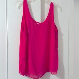 Bright pink Old Navy tank top